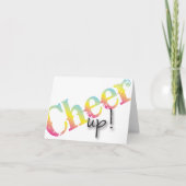 Cheer Up get well soon card Karte (Vorderseite)