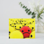 Cheer Up Wir sind alle auf Ihrer Seite - Postkarte (Stehend Vorderseite)