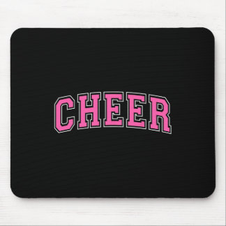 Cheer Varsity Pink And White Cheerleader Cheerlead Mousepad
