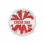 Cheer Vater Aufkleber (Vorderseite)