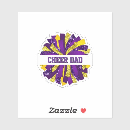 Cheer Vater Aufkleber (Blatt)