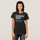 Cheer Vater Definition Cheerleading T-Shirt (Vorne ganz)