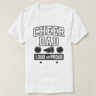 Cheer Vater Shirt Loud und Proud Cheerleading