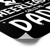 Cheer Vater Shirt Pride Vathers Day Männer Poster (Ecke)
