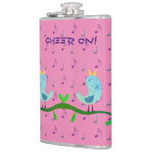 Cheer Vinyl Wrapped Flask Flachmann (Links)