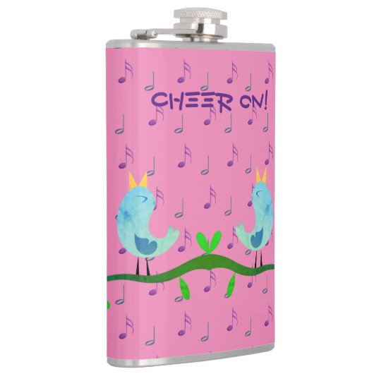 Cheer Vinyl Wrapped Flask Flachmann (Rechts)