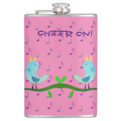 Cheer Vinyl Wrapped Flask Flachmann (Vorderseite)