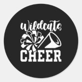 Cheer Wilats Back To School Srit Runder Aufkleber (Vorderseite)