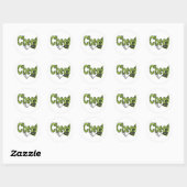 Cheer Zebra Sticker (Blatt)