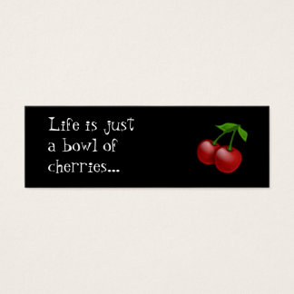 Cheerbomb MiniCard: Schüssel mit Kirschen