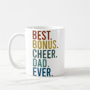 Cheerdancing Bestes Bonus Cheer Dad Ever Cheerlead Kaffeetasse