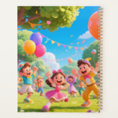 🎈 Cheerful Adventure Daily Planner | Fun for Kids Planer (Rückseite)