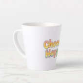 Cheerful and Positive Kids Typography Milchtasse (Linke Ecke)