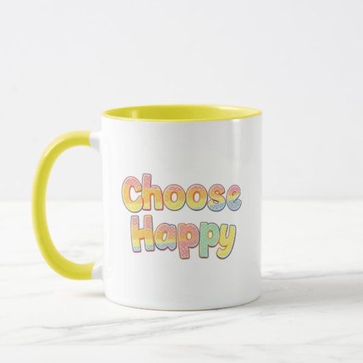 Cheerful and Positive Kids Typography Tasse (Links)