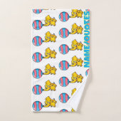 Cheerful Baby Elephant Hot Air Balloon Handtuch (Handtuch)