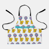 Cheerful Baby Elephant Hot Air Balloon Schürze (Vorderseite)