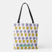 Cheerful Baby Elephant Hot Air Balloon Tasche (Rückseite)