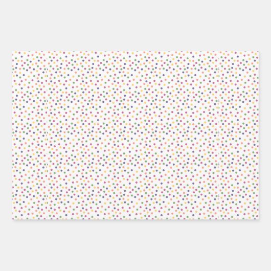 Cheerful Collection of Yellow, Pink & Green Geschenkpapier Set (Vorderseite 3)