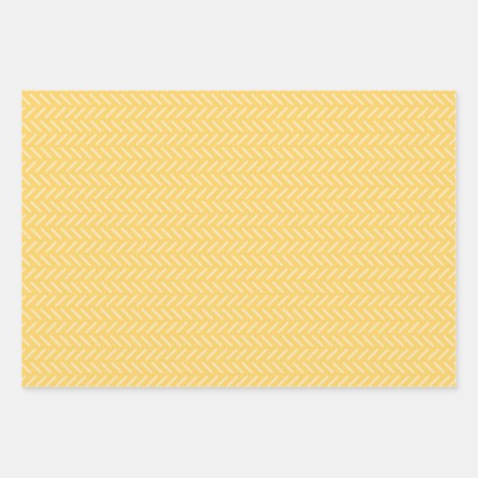 Cheerful Collection of Yellow, Pink & Green Geschenkpapier Set (Vorderseite 2)