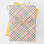Cheerful Collection of Yellow, Pink & Green Geschenkpapier Set (Beispiel)