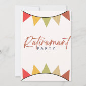 Cheerful & Colorful Retirement Party Invitation | Einladung (Rückseite)