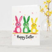 Cheerful Creature Watercolor Card Karte (Gelbe Blume)