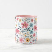 Cheerful Ditsy Wildflower Meadow Tasse (Zentrum)