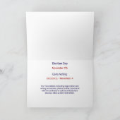  Cheerful Donkey Vote Reminder Karte (Innenseite)