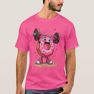 Cheerful Donut Gym T-Shirt