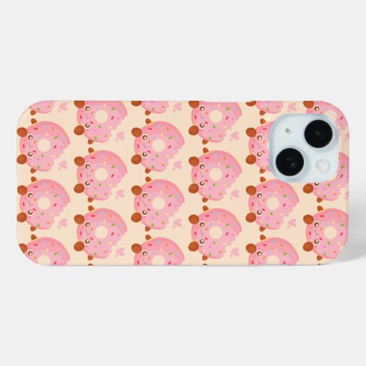 Cheerful Donut With Sprinkles Case-Mate iPhone Hülle (Rückseite (Horizontal))