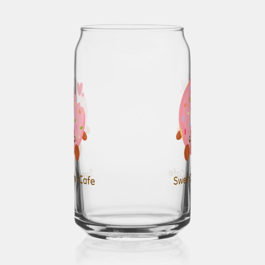 Cheerful Donut With Sprinkles Dosenglas (Rechts)