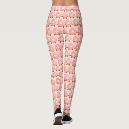 Cheerful Donut With Sprinkles Leggings (Rückseite)