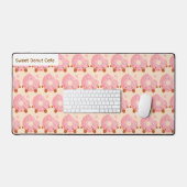 Cheerful Donut With Sprinkles Schreibtischunterlage (Tastatur & Maus)