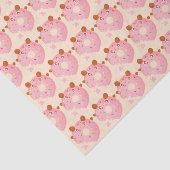 Cheerful Donut With Sprinkles Seidenpapier (Ausschnitt)