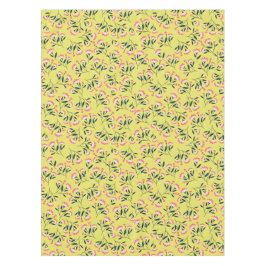  Cheerful Floral Pattern: Pink Flowers  Tischdecke
