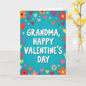 Cheerful Grandma Valentine Card Karte (Gelbe Blume)