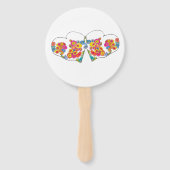 Cheerful Heart by Lydia's Art Sangria Fächer (Rückseite)