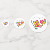 Cheerful Heart by Lydia's Art Sangria Konfetti (Vorderseiten)