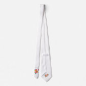 Cheerful Heart by Lydia's Art Sangria Krawatte (Rückseite)