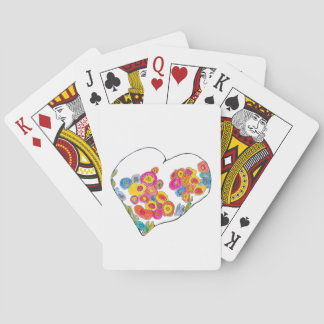 Cheerful Heart by Lydia's Art Sangria Spielkarten