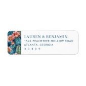 Cheerful Navy Watercolor Cactus (Vorne)