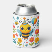 Cheerful Party Bee Can Cooler Dosenkühler (Kanne Vorderseite)