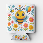Cheerful Party Bee Can Cooler Dosenkühler (Rückseite)