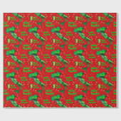 Cheerful Pastel Snowflakes and Map of Italy Geschenkpapier (Flach)