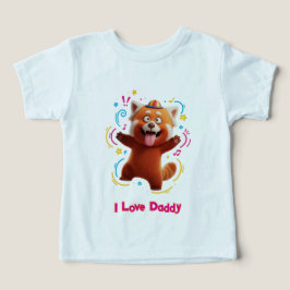 Cheerful Red Panda 3D Cartoon