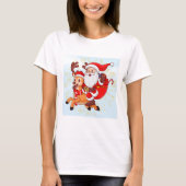Cheerful Santa Claus T-Shirt – Perfect Christmas G (Vorderseite)