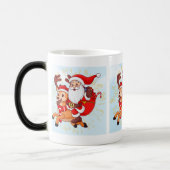 Cheerful Santa Claus T-Shirt – Perfect Christmas Verwandlungstasse (Links)