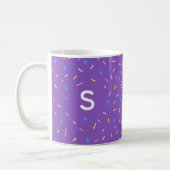 Cheerful Sprinkle Initial Mug Kaffeetasse (Links)