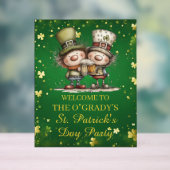 Cheerful St. Patrick’s Day Party Illustration Acrylschild (Neutral)
