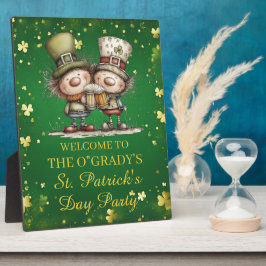 Cheerful St. Patrick’s Day Party Illustration Fotoplatte